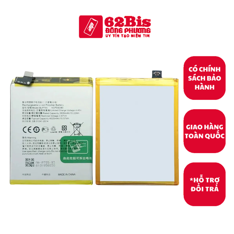 Pin Oppo BLP755 / Reno 3 - CPH2043 / Reno3 Pro - CPH2036 - 4025mAh (Zin Cty)