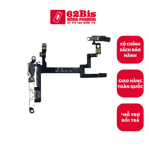 Dây nút nguồn + volume + gạt rung Iphone 5 / Ip 5 / Iphone 5G (Zin)