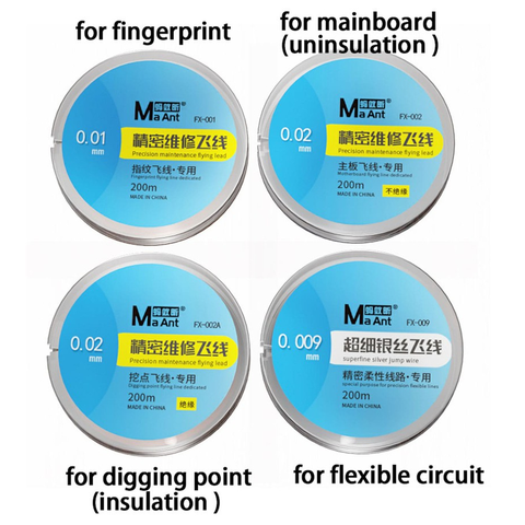 Dây Đồng Câu Mạch đủ Size 0.01mm / 0.02mm / 0.007mm / 0.009mm