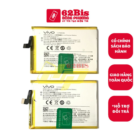 Pin Vivo B-F3 / Y91 / Y91c / Y93 / Y93s / Y95 / U1 3935 / 4030mAh Zin Cty