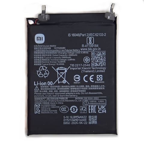 Pin Xiaomi BM5W / Redmi K70 / K70 Pro / F6 pro / mi 14T / mi 14T Pro - 4880mAh (Zin Cty)