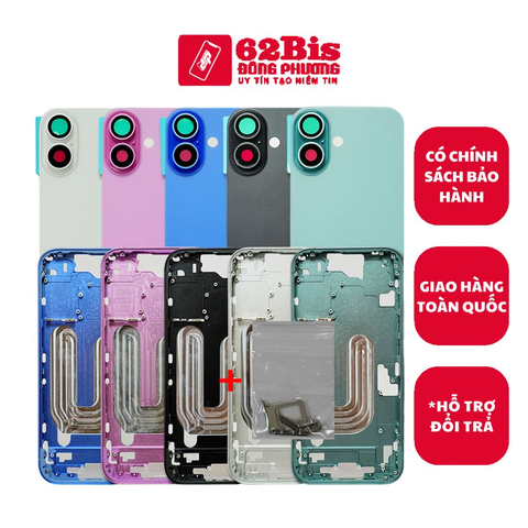 Vỏ Iphone 16 + / IP 16 Plus Full Bộ bản 5G  - ko sim (Zin)