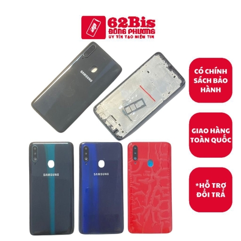 Vỏ Samsung A20s / A207F full bộ có sườn (Zin)
