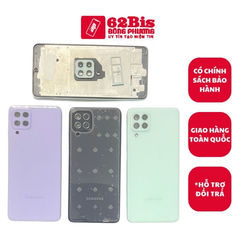 Vỏ Samsung A22 4g / A225 Full bộ có sườn (Zin máy)