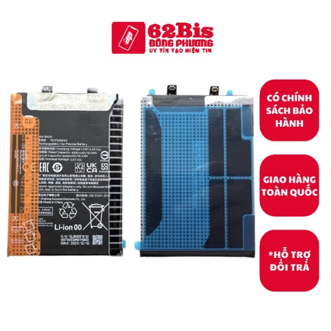 Pin Xiaomi BN5E / Redmi Note 11Pro -5G / Redmi Note 12Pro / Redmi Note 11 Pro-4G / 5000mAh (Zin Cty)