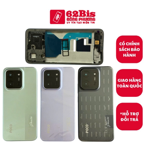 Vỏ Xiaomi Poco C85 Full Bộ Có Sườn (Zin)