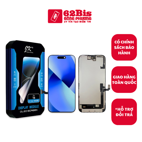 Màn Hình Iphone 16 / IP 16 SOFT Oled phôi dẻo  - Sàng IC được (JK)