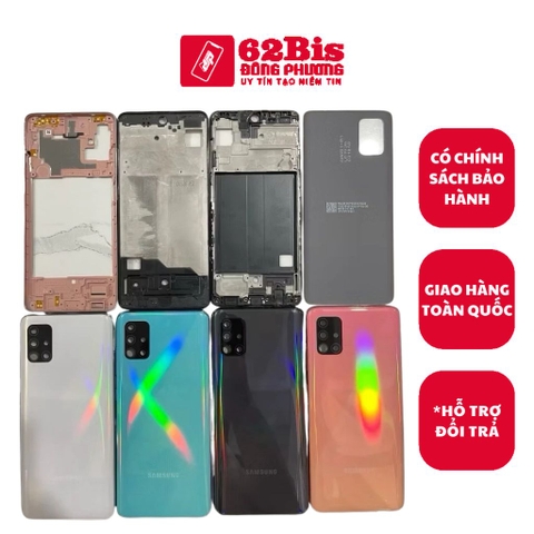 Vỏ Samsung A51/ A515F full bộ có sườn (Zin)