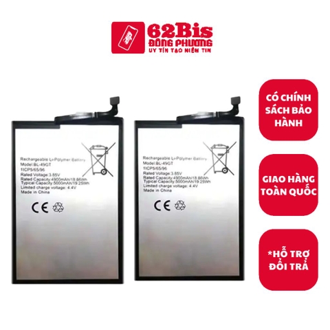 Pin Tecno BL-49GT / Camon 17 / SPARK 9T / Camon 19 Neo / Camon 18 / Camon 18T (Zin Cty)