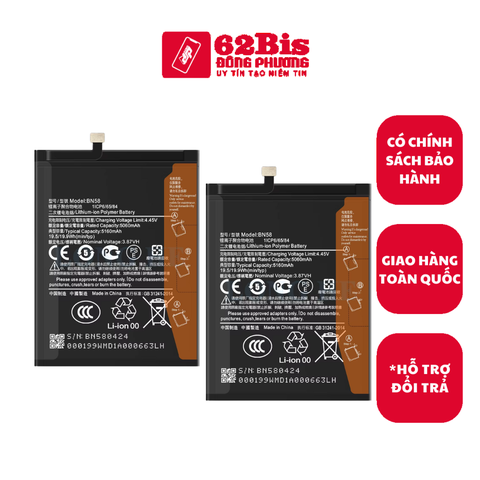 Pin Xiaomi BN58 / Mi 11T - 5160mAh (Zin Cty)