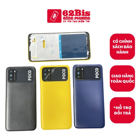 Vỏ Xiaomi Poco M3 full bộ có sườn (Zin)