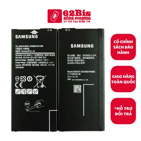 Pin Samsung J7 prime / J4 Plus / J6 Plus / J410 / J415 / G610 / EB - BG610ABE (Zin cty)