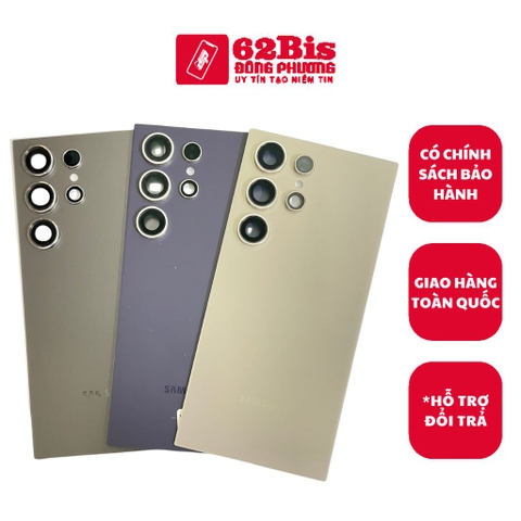 Vỏ / Lưng Samsung S24 Ultra / s24U / S24ultra + Lens (Zin Máy )