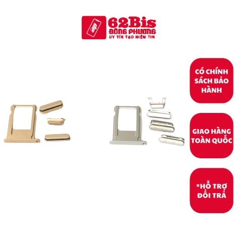 Bộ nút Ngoài + Khay Sim Iphone 6S Plus (Zin)