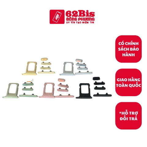 Bộ nút Ngoài + Khay Sim Iphone iPhone 15 / Iphone 15 Plus ( Zin)
