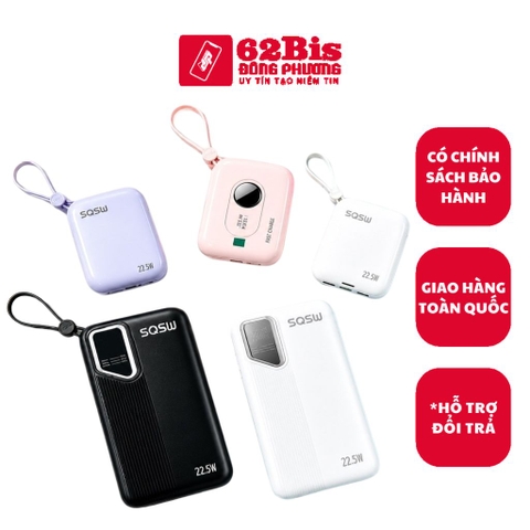 Pin dự phòng SQSW / DX-604 / 10.000mAh - 22.5W