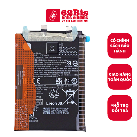 Pin Xiaomi BP4B / Mi 12 Lite / POCO M5S 4200mAh (Zin Cty)