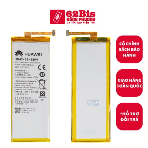 Pin Huawei HB4242B4EBW / Honor 4X / CHE1-CL20 / CHE2-LF1 / Honor6, 3100mAh (Zin cty)