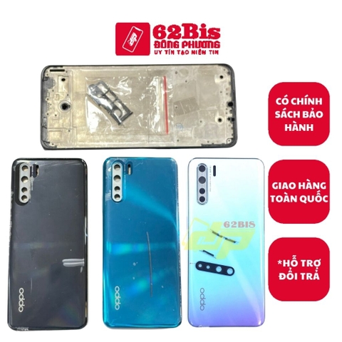 Vỏ Oppo A91- 2020 Full bộ có sườn (Zin máy)