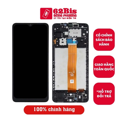 Màn Hình Samsung A12 / M12 / M127 Khung (100% Chính Hãng)