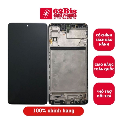 Màn Hình Samsung M51 / M515 khung ( Zin bóc máy)