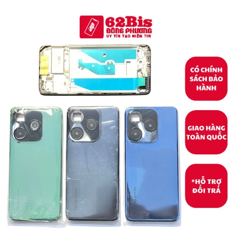 Vỏ Tecno Spark 10c Bộ Có Sườn (Zin máy)