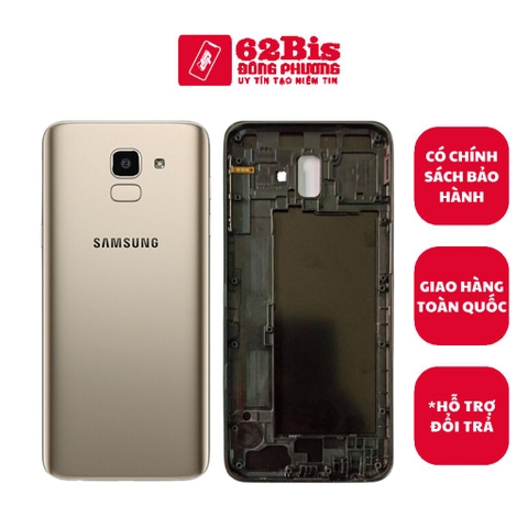 Vỏ Samsung J6 / J600 bộ có sườn (Zin máy)