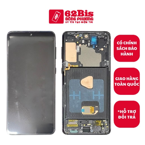 Màn Hình Samsung S21 Plus / G996 + Khung full Amoled phôi Lớn ( Zin hãng KTX)