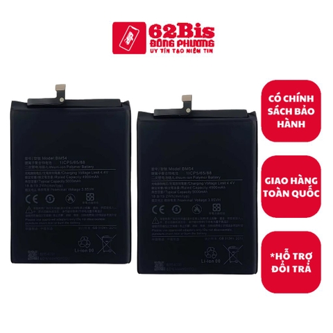 Pin Xiaomi BM54 / Redmi Note 9-5G / Note 9T , 5800mAh (Zin)