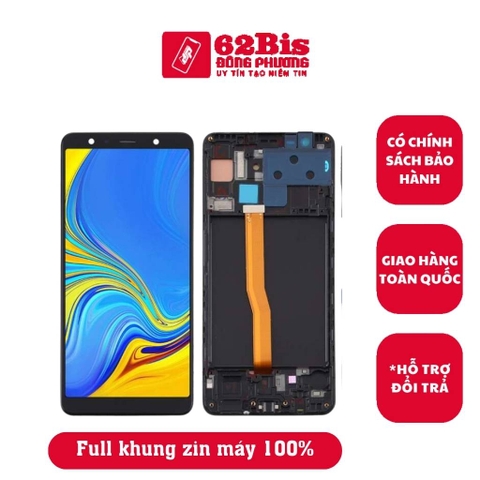 Màn Hình Samsung A750 / A7 2018 / A750FN Full khung Zin bóc máy (100% Chính hãng)
