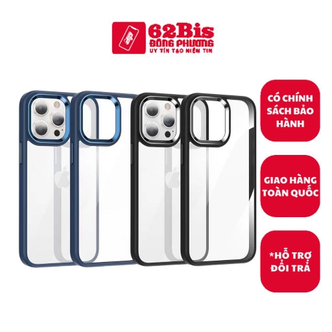 Ốp Likus Iphone Lưng Trong Viền Camera