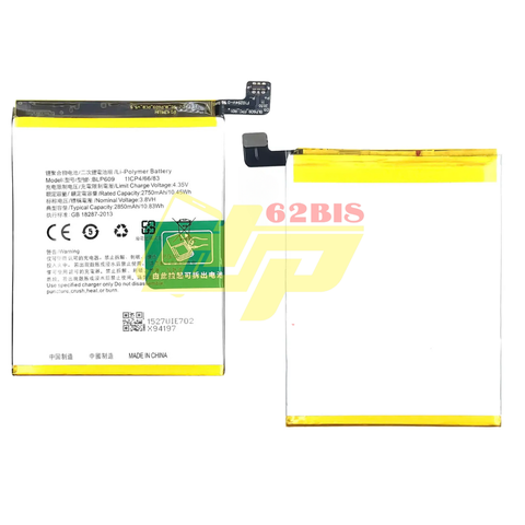 Pin Oppo (BLP609)  F1 Plus / X9009 / R9 / F1Plus  - 2750/2850 mAh  (Zin)