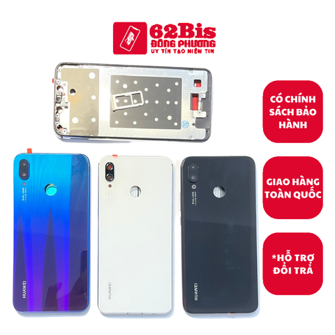 Vỏ Huawei Nova 3i Bộ Full Có Sườn (Zin máy)