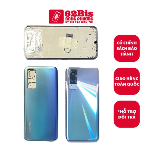 Vỏ Vivo Y31 2020 / Y51 2020 / Y53S 4g Bộ Full Có Sườn (Zin máy)