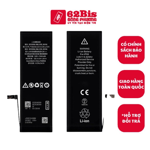Pin Iphone 5s / IP 5S - 1560mAh (Zin 4A)