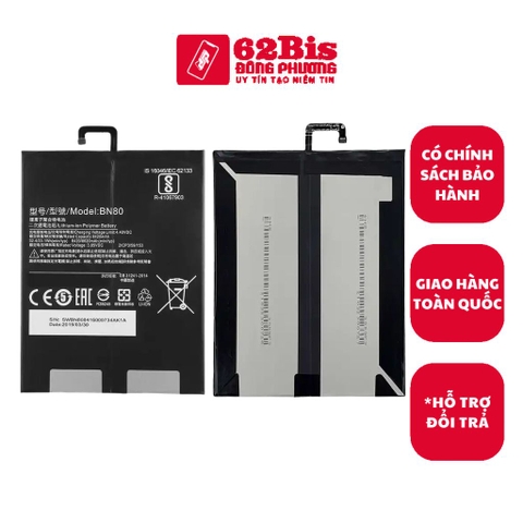 Pin Xiaomi Mi Pad 4 Plus / Mipad 4 plus (BN80) 8620mAh (Zin Cty)