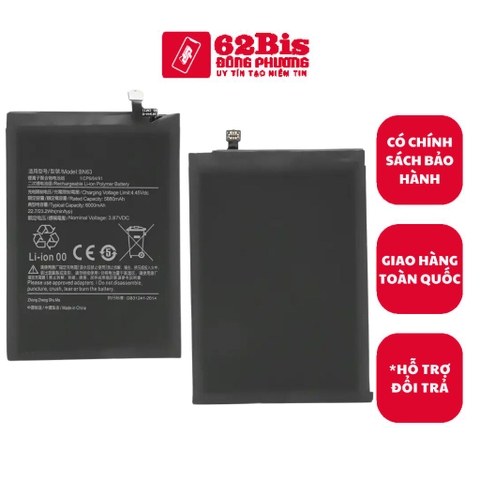 Pin Xiaomi (BN63) / Redmi 10 Prime / 10prime / 10Prime / 10 prime - 6000mAh (Zin Cty)