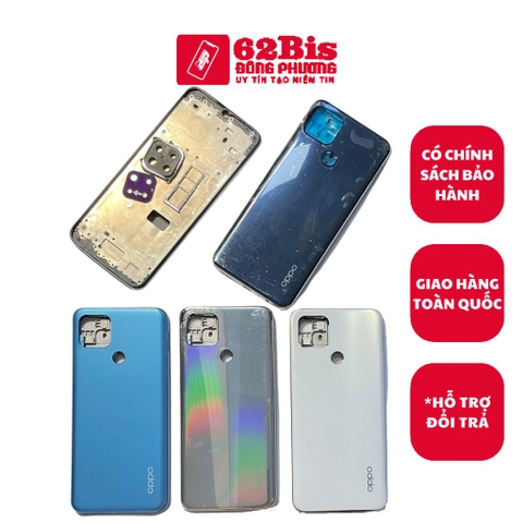 Vỏ Oppo A15-2020 / A15s bộ Full có sườn (Zin)