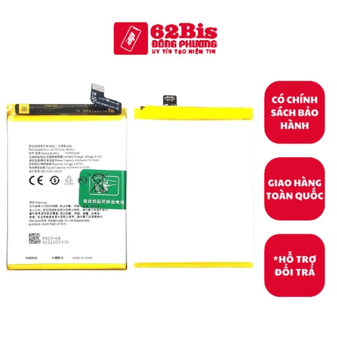 Pin Oppo BLP819 / Reno 5-4G / Reno 5 Lite / Reno 5Z / Reno 6-4G Reno 6Z-5G - 4310 mAh (Zin Cty)