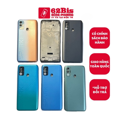 Vỏ Tecno Spark 7 / Spark 7t Có Sườn (Zin)