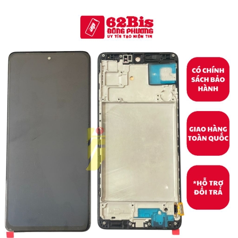 Màn Hình Samsung M62 / M625F / F62 zin full Amoled Khung (Hãng KTX)