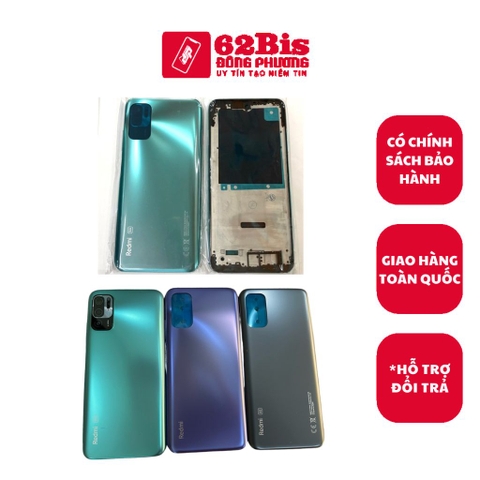 Vỏ Xiaomi Redmi Note 10 5G / Redmi Note 10JE Full bộ có sườn (Zin máy)