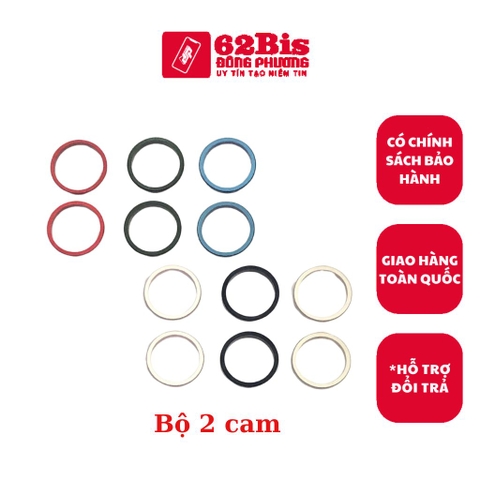 Viền Nhôm / viền Kính Camera Iphone 13 Mini / IP 13mini - Bộ 2 cái