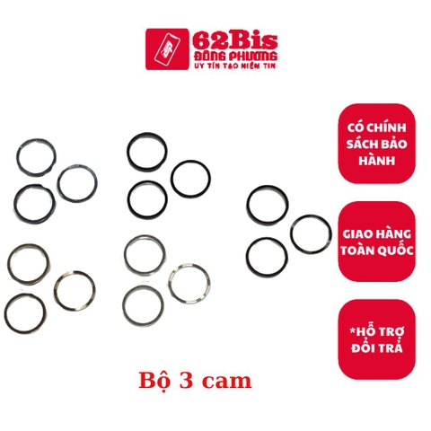Viền Nhôm / viền Kính Camera Iphone 13Pro / Iphone 13P - Bộ 3 cái