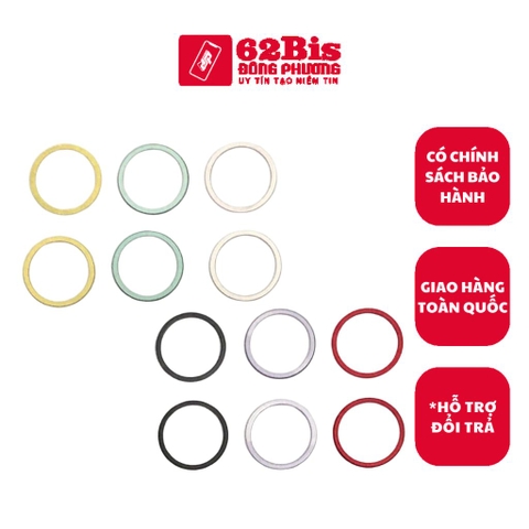 Viền Nhôm / viền Kính Camera Iphone 11 / IP 11 - Bộ 2 cái