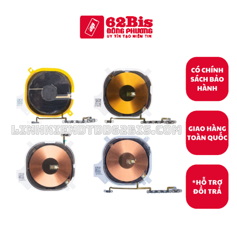Dây mở nguồn + Volume + gạt rung +  Nfc Sạc Không Dây Iphone X Bóc Máy