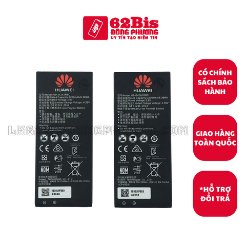 Pin Huawei HB4342A1RBC / Honor 4A / Y5ii / Y6 (Zin Cty)