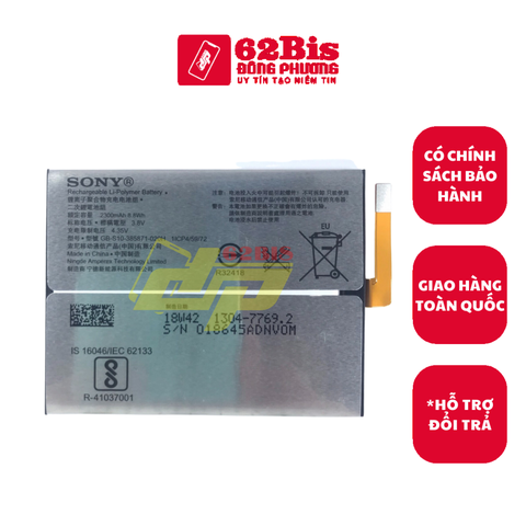 Pin Sony XA / XA1 / F3116 / G3121/ G3112/ G3125/ G3116/ G3123 / E5 / LIP1618ERPC - 2700 mAh (Zin cty)