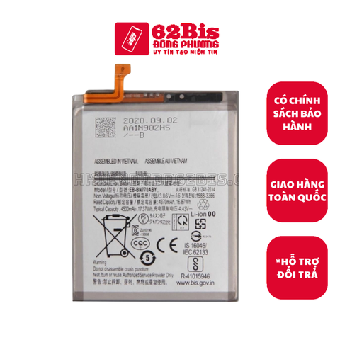 Pin Samsung Note 10 Lite / N770F / EB-BN770ABY / 4500 mAh Zin cty