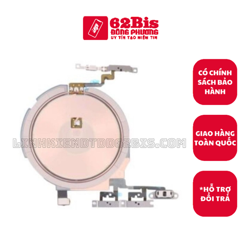 Dây mở nguồn + Volume + gạt rung +  Nfc Sạc Không Dây Iphone 13 Mini ( Zin bóc)